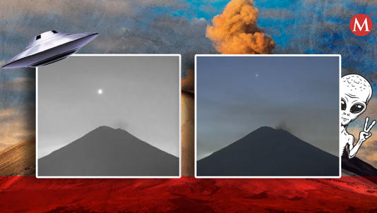  ¿Viene del espacio? Captan supuesto OVNI en el volcán Popocatépetl | VIDEO