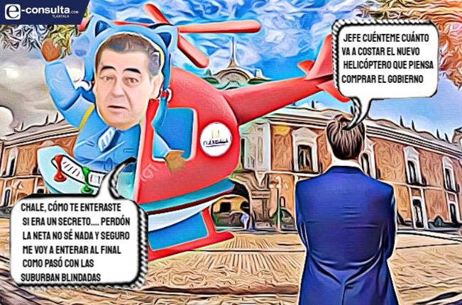  Señorío Tlaxcalteca… Se busca helicóptero