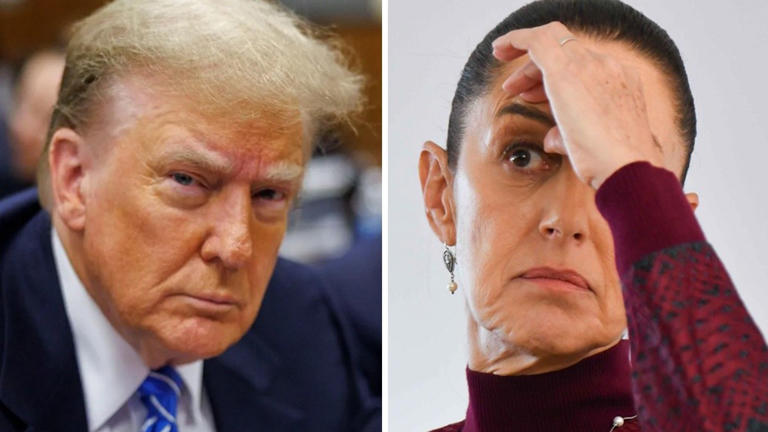  Trump le declara pleito a Claudia